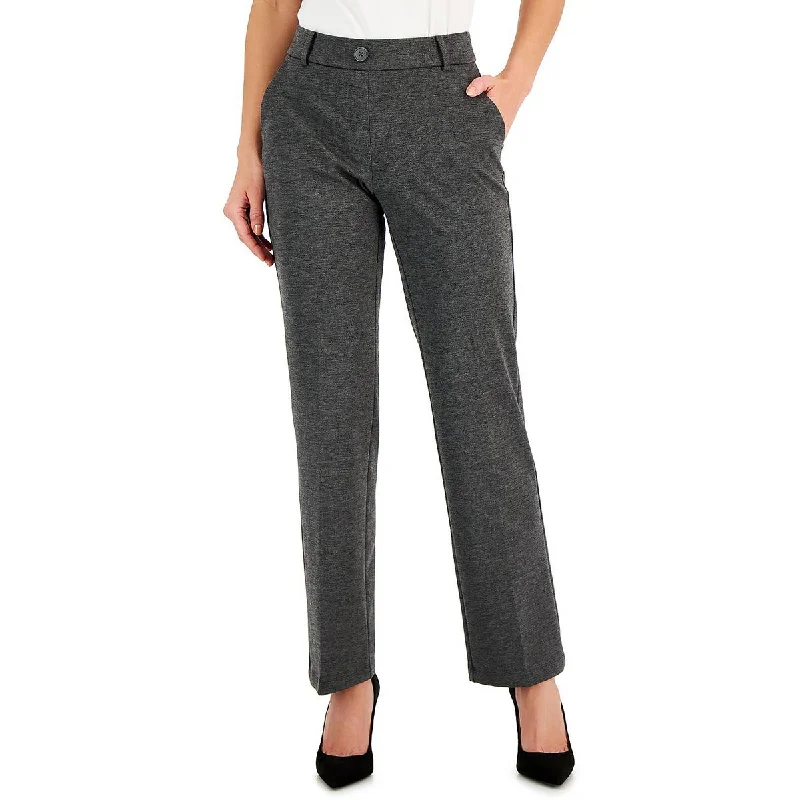 Floral Prints Kasper Womens Petites Faux Fly Office Wide Leg Pants
