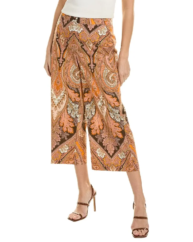 Elegant Tailoring Kobi Halperin Laura Print Cropped Pant