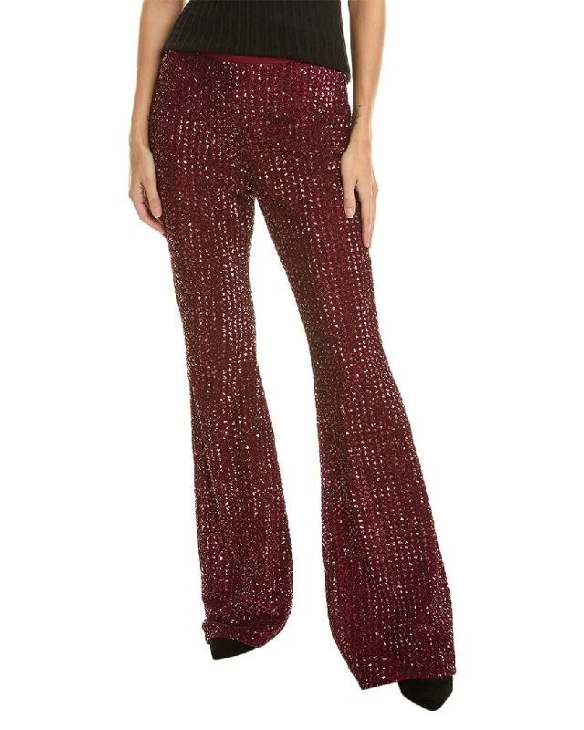 Comfy Chic Wear Michael Kors Collection Hand Embroidered Bootleg Pant
