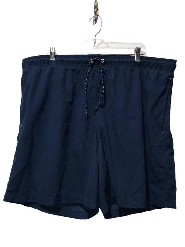 Trendy Looks Navy Athletic Shorts George, Size 2x