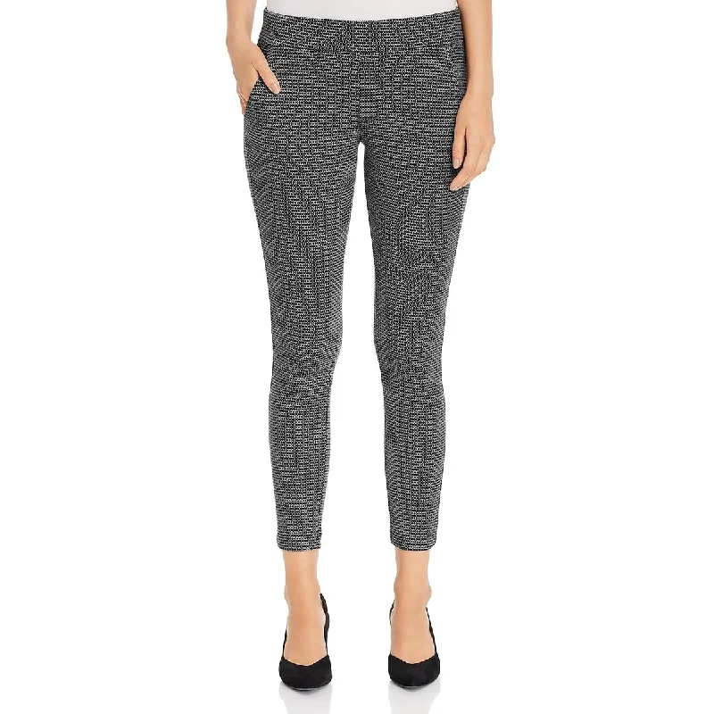 Celebrity Picks Nic + Zoe Womens Patterned Knit Skinny Pants