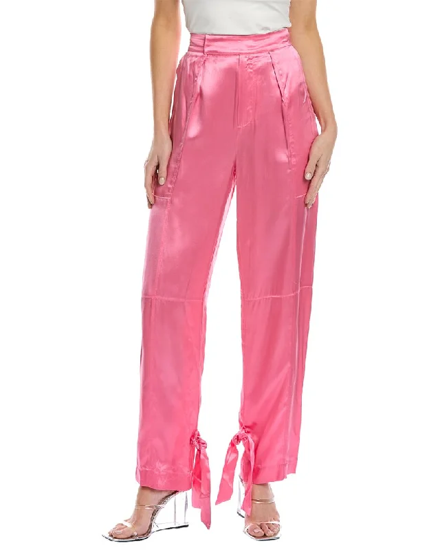 Comfortable Tops Nicholas Erato High-Waist Silk Pant