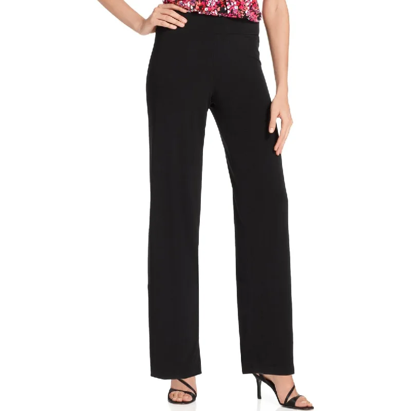 Smart Comfort NY Collection Womens Petites Wide Leg Pull On Palazzo Pants