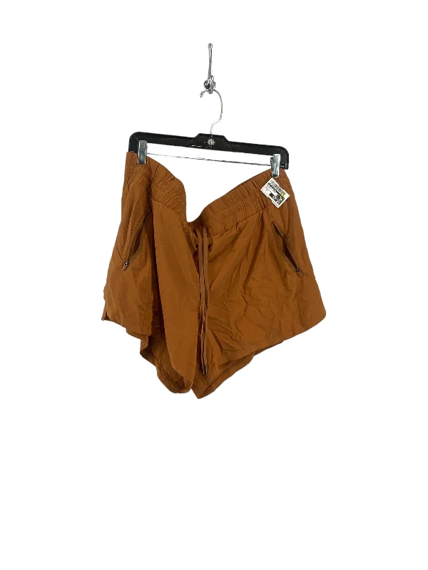 Fresh And Natural Orange Athletic Shorts All In Motion, Size 2x