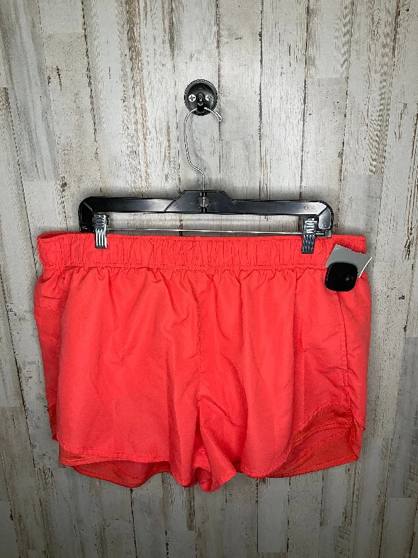 Tropical Style Orange Athletic Shorts Athletic Works, Size 3x