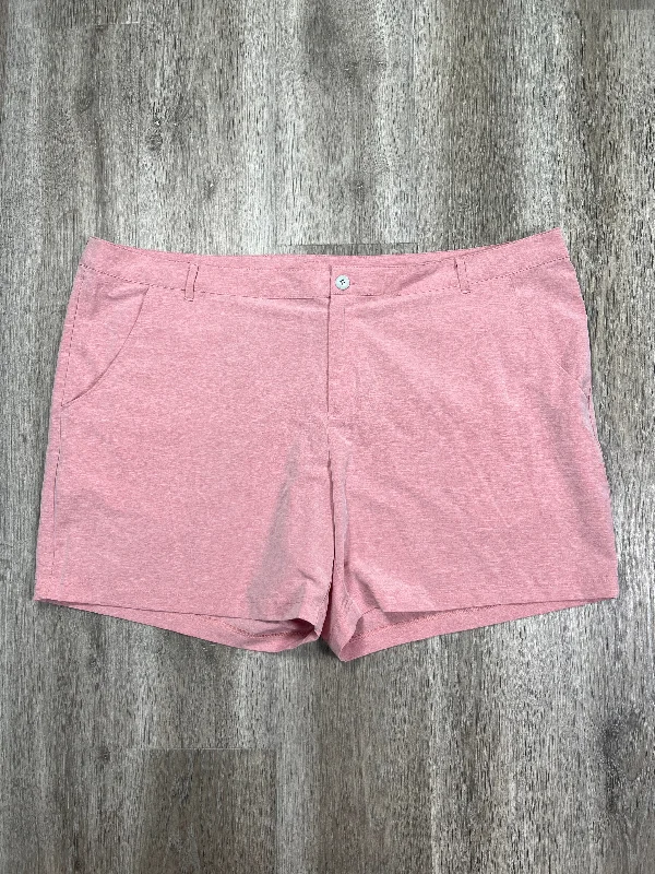 Elegant And Casual Pink Athletic Shorts Columbia, Size 3x