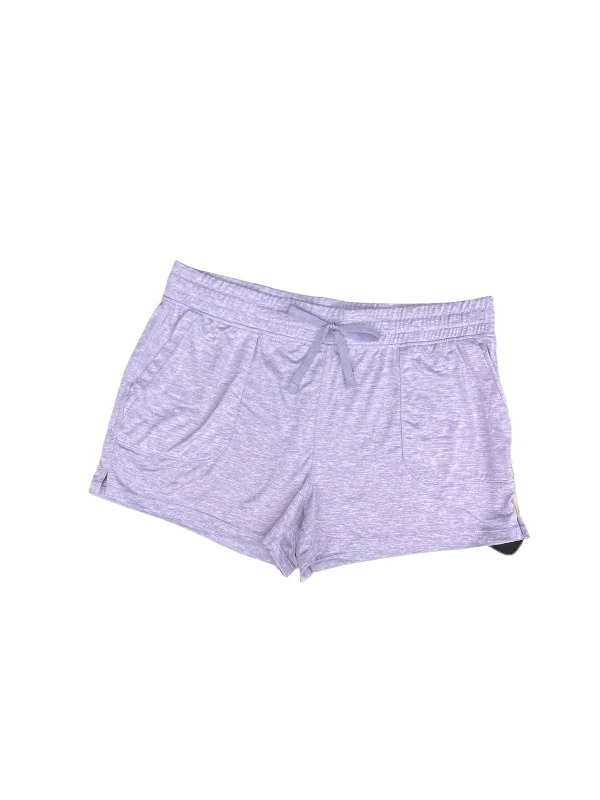Relaxed Fit Wear Purple Athletic Shorts 90 Degrees By Reflex, Size 2x