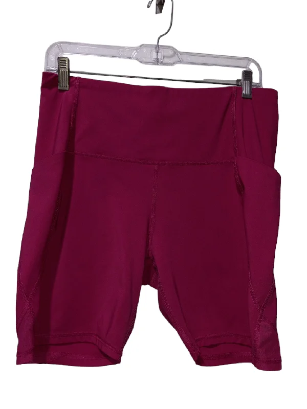 Layered Comfort Purple Athletic Shorts All In Motion, Size 2x