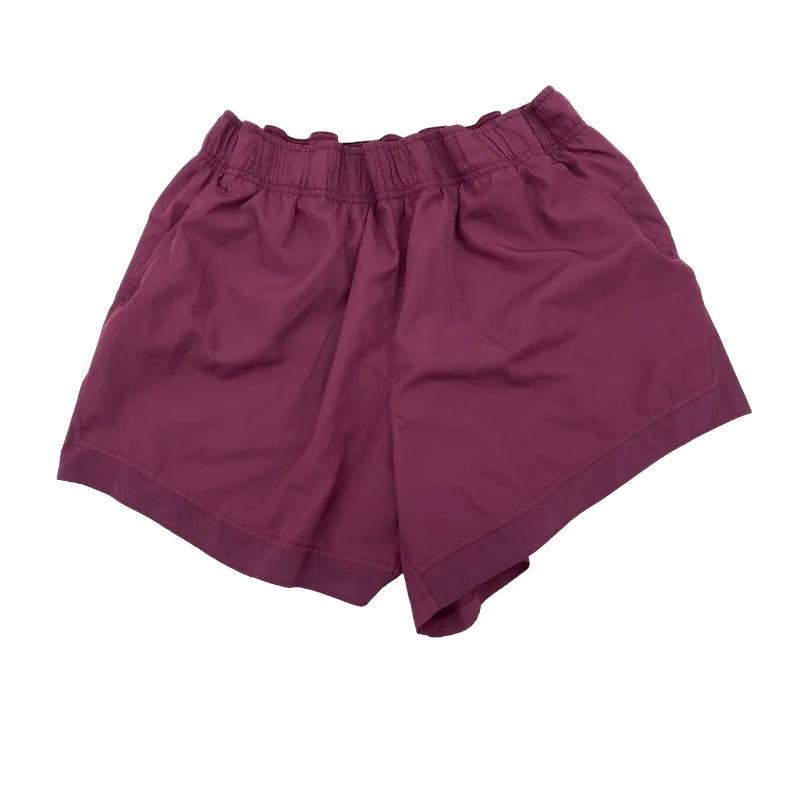 Single-shoulder Neck Design PURPLE ATHLETIC SHORTS by ATHLETIC WORKS Size:XL