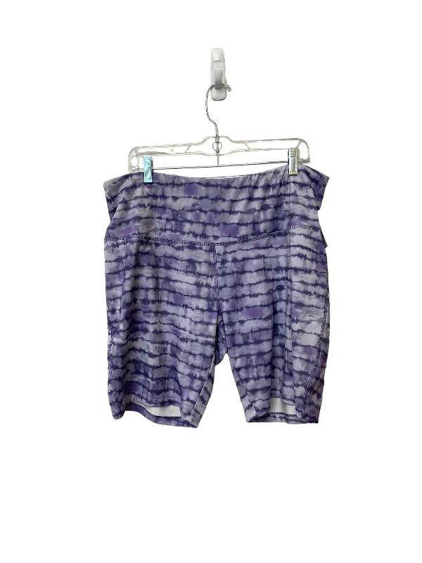 Stylish Jackets Purple Athletic Shorts Vogo, Size 2x