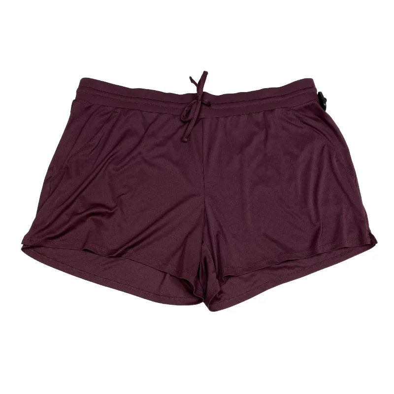 Modern Comfort Red Athletic Shorts All In Motion, Size 2x