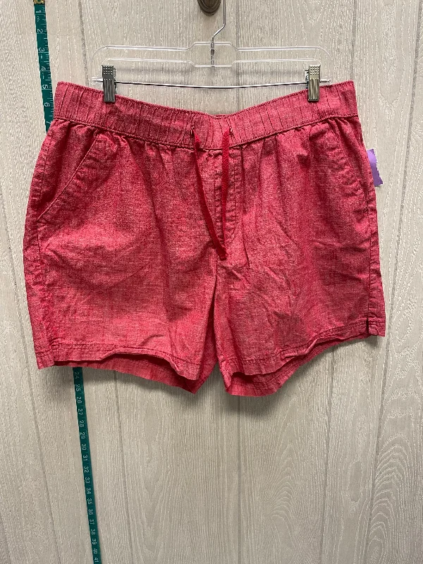 Cozy Essentials Wear Red Shorts Bcg, Size 1x