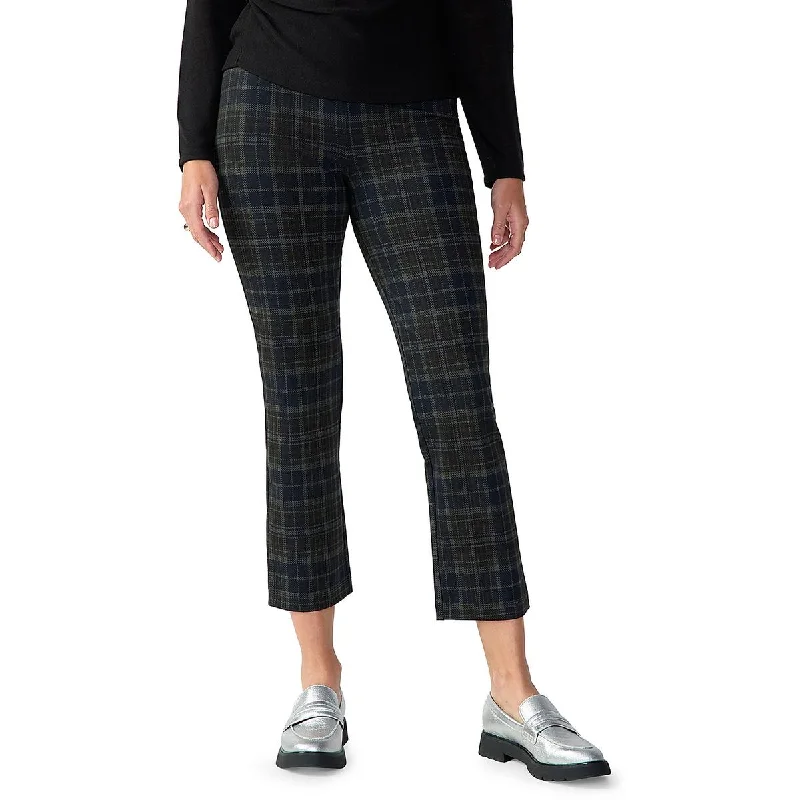 Street Charm Sanctuary Womens    Checkered Mid Rise Straight Leg Pants