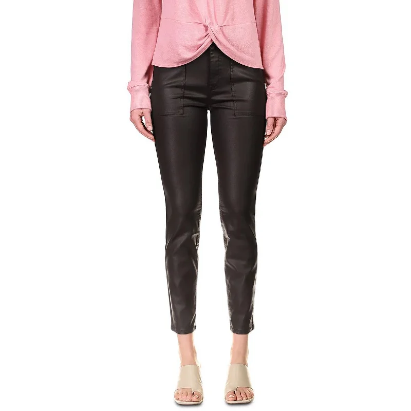 Wearable At Home Or Out Sanctuary Womens Hayden Coated High Rise Skinny Jeans