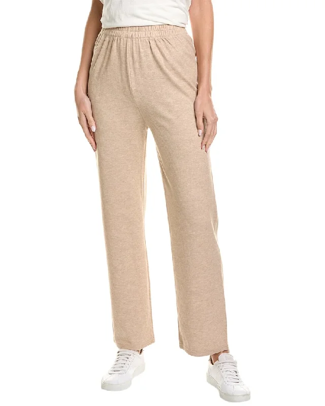 Simple Solid Color SERENETTE Ribbed Pant
