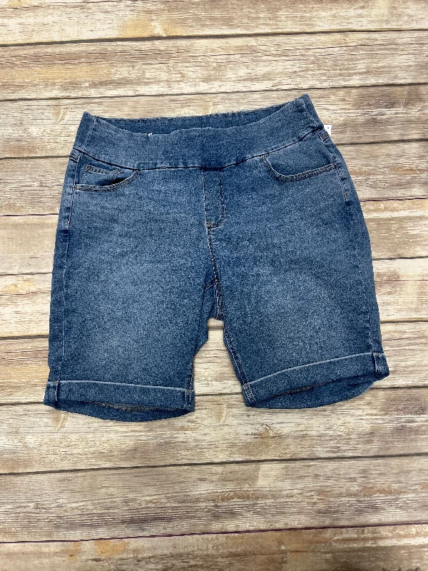 Easy Style Shorts By Cme In Blue Denim, Size: 1x