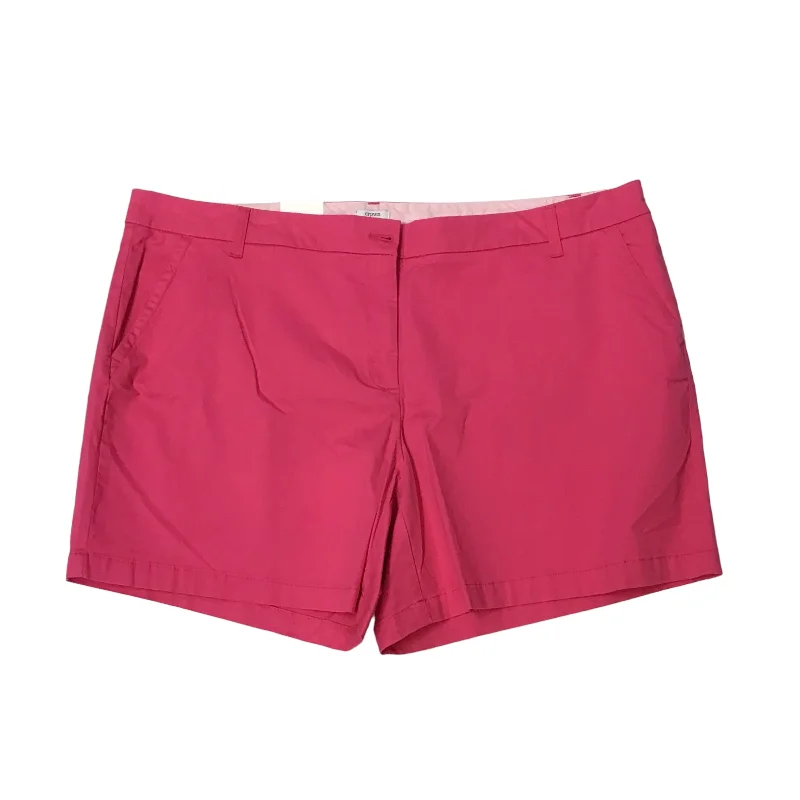Trendy Items Shorts By Crown And Ivy In Pink, Size: 2x