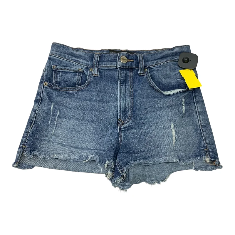 British Style Shorts By Express In Blue Denim, Size: 4