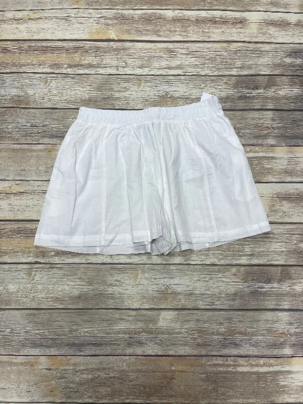 Light Fit Shorts By Fashion Nova In White, Size: Xl