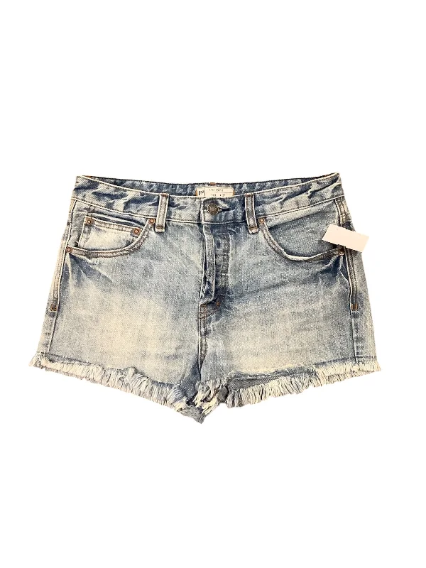 British Style Shorts By Free People In Blue Denim, Size: 4