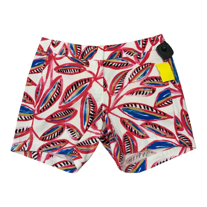 Easy Style Shorts By J. Crew In Pink & White, Size: 00
