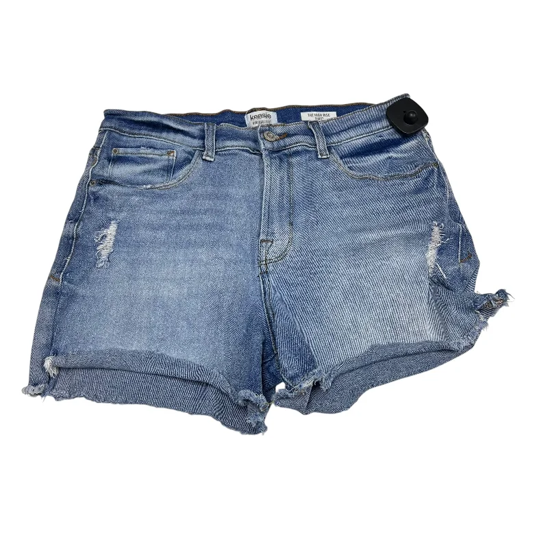 European And American Style Shorts By Kensie In Blue, Size: 10