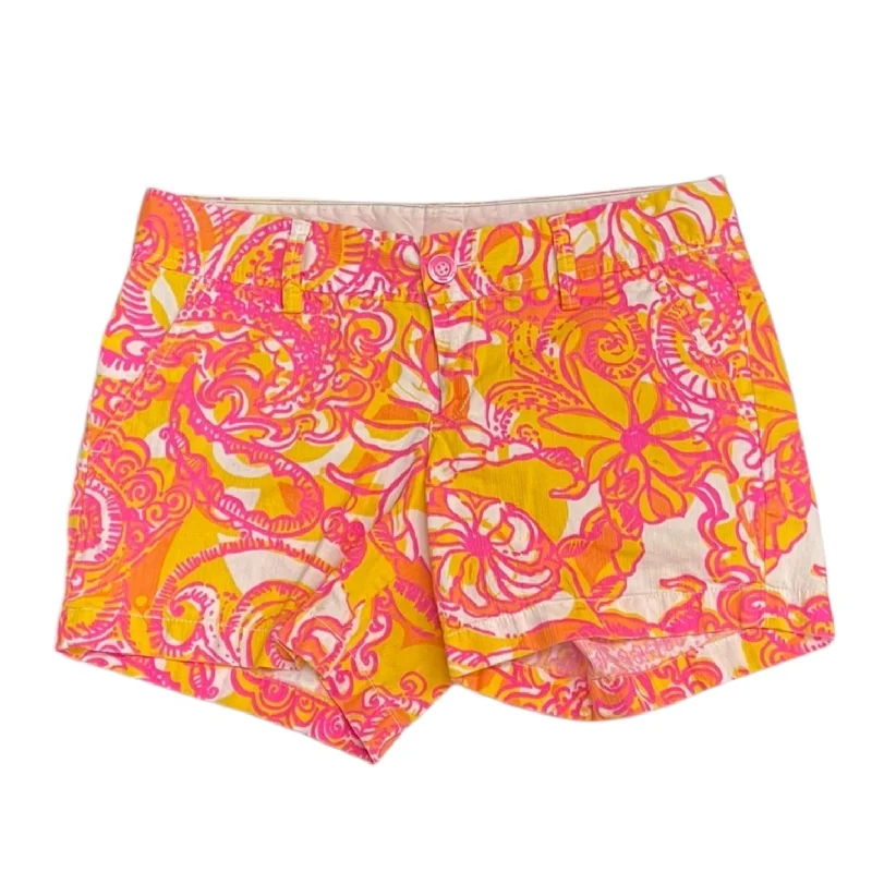 Feminine Charm Shorts By Lilly Pulitzer In Orange & Pink, Size: 6