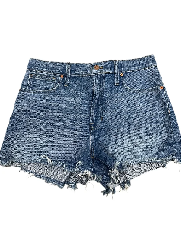 Easygoing Fashion Shorts By Madewell In Blue Denim, Size: 12