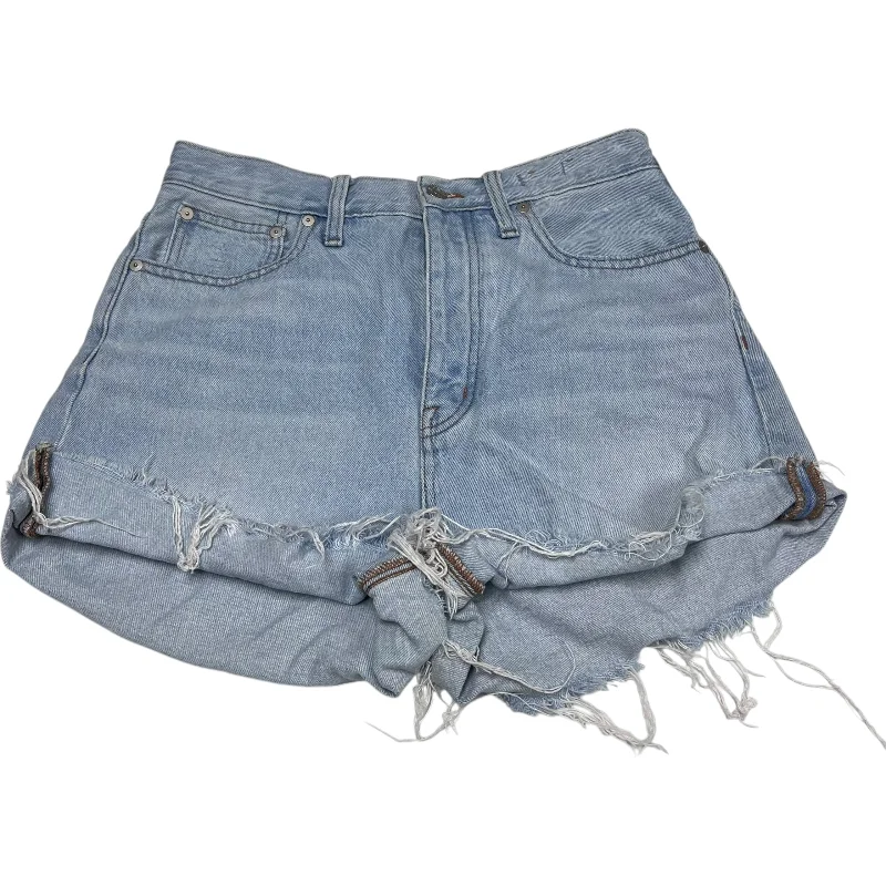 Bottom And Versatile Shorts By Madewell In Blue Denim, Size: 4