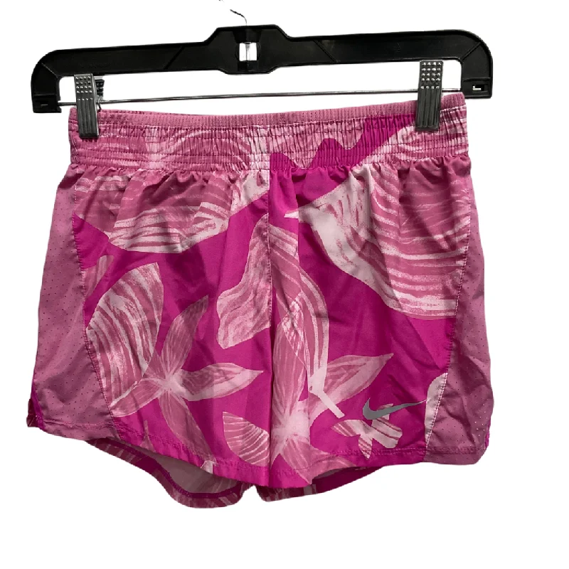 Casual Street Shorts By Nike In Pink, Size: Xs