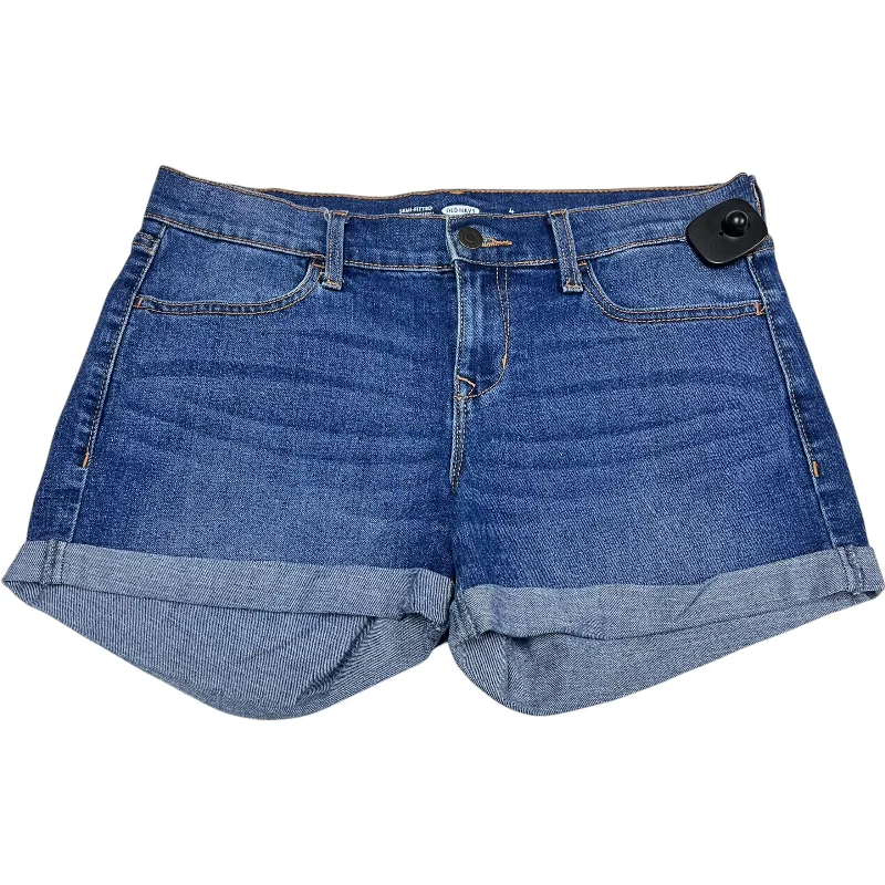 Casual Street Shorts By Old Navy In Blue Denim, Size: 4
