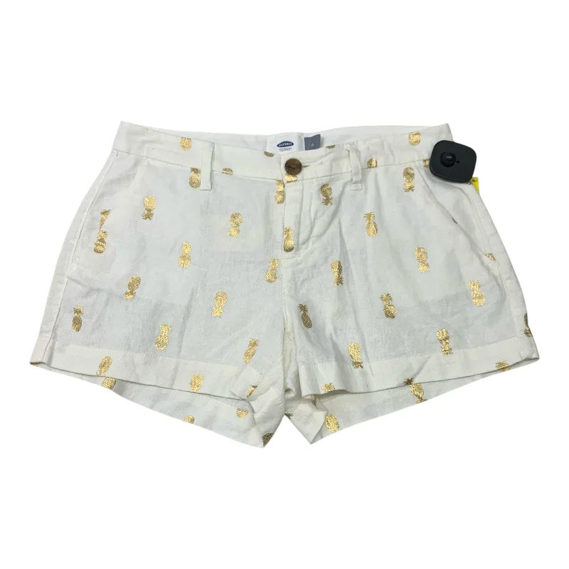 Cozy Sweaters Shorts By Old Navy In White, Size: 0