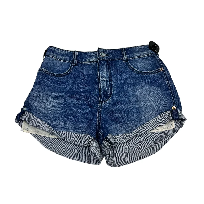 Luxury Style Shorts By Pilcro In Blue Denim, Size: 2