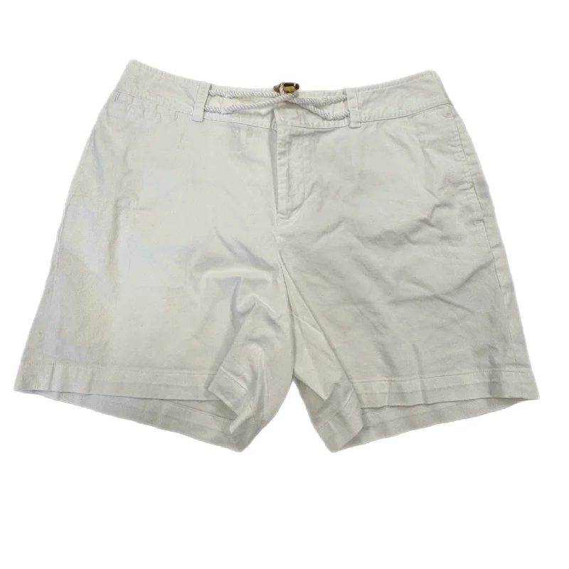 Noble And Elegant Shorts By Ralph Lauren In White, Size: 10