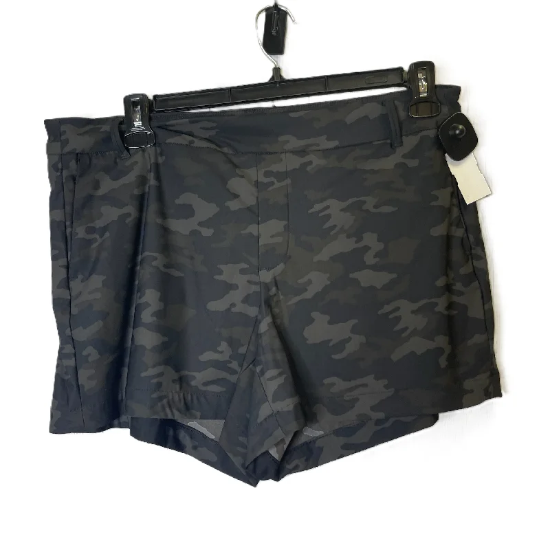 Cozy Chic Trends Shorts By Spanx In Camouflage Print, Size: Xl