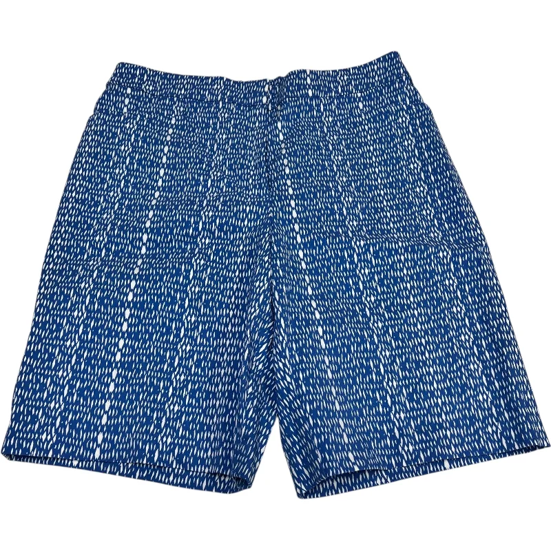 Cozy Chic Wear Shorts By Susan Graver In Blue, Size: 10
