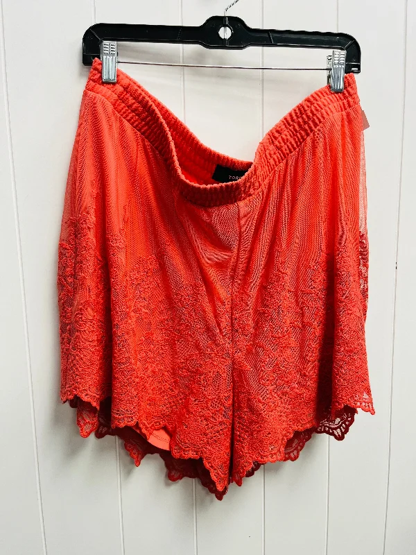European Plan Shorts By Torrid In Orange, Size: 1x