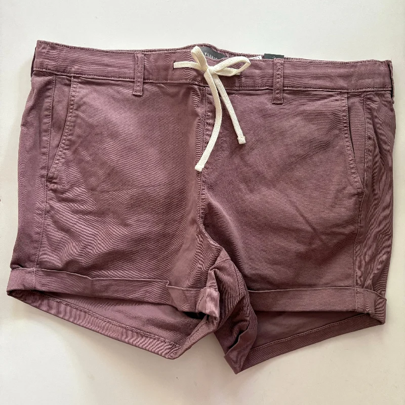 Versatile Itinerary Shorts By Torrid In Purple, Size: 2x