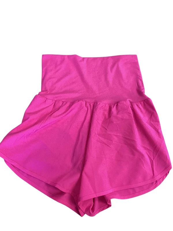 Personalized Wear Shorts By Zenana Outfitters In Pink, Size: M