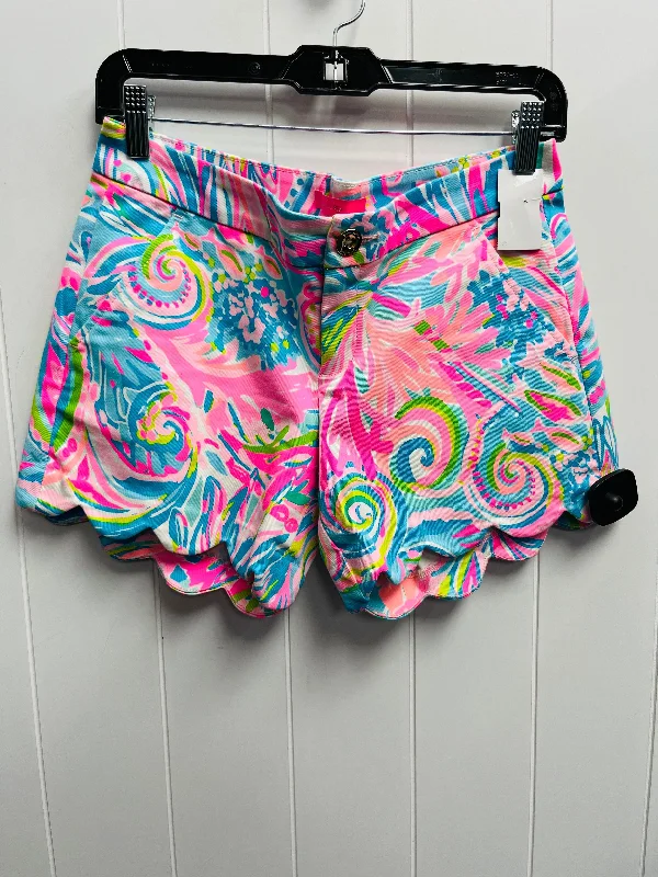 Advanced Customization Shorts Designer By Lilly Pulitzer In Blue & Pink, Size: 2