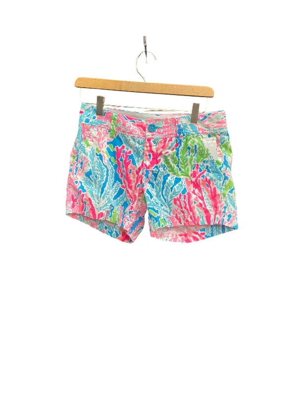 Relaxed And Casual Shorts Designer By Lilly Pulitzer In Multi-colored, Size: 0