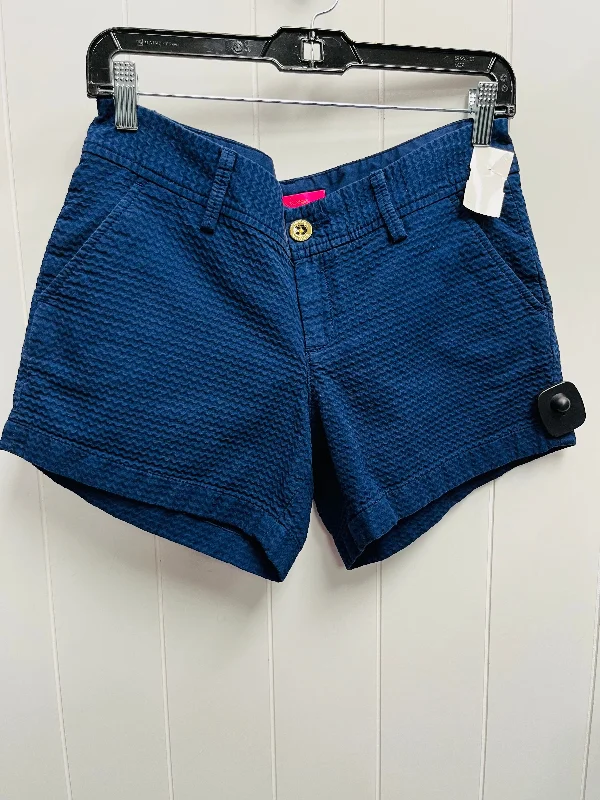 Wandering freely Shorts Designer By Lilly Pulitzer In Navy, Size: 6