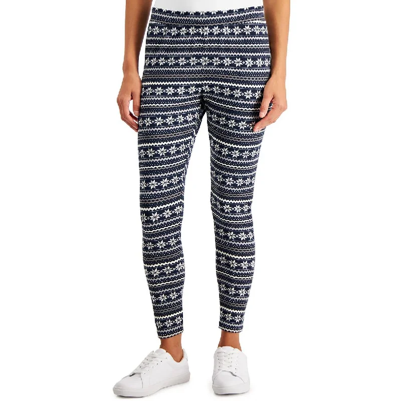 Relaxed Tops Style & Co. Womens Knit Printed Leggings