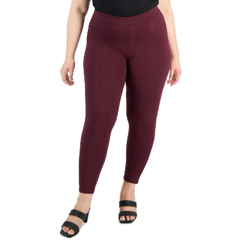 Soft Feel Style & Co. Womens Plus Pencil Ponte Skinny Pants