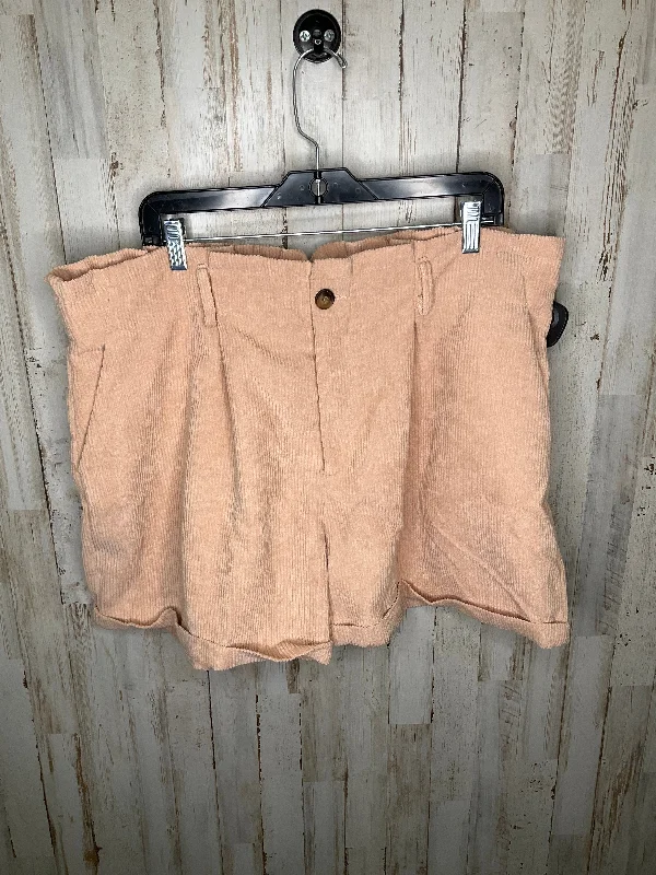High-end Fabrics Tan Shorts Shein, Size 3x