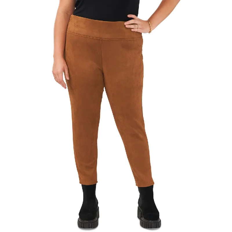 Celebrity Picks Vince Camuto Womens Plus Faux Suede Pull On Leggings